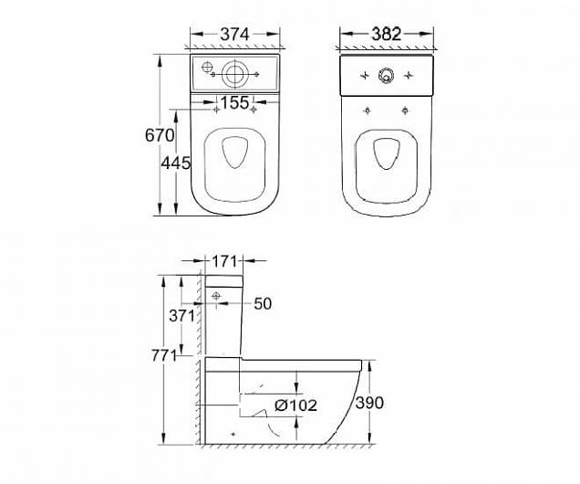 Фотография товара Grohe Euro Ceramic 39462000Gr