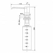 Дозатор для жидкого мыла Lemark Expert LM8201S