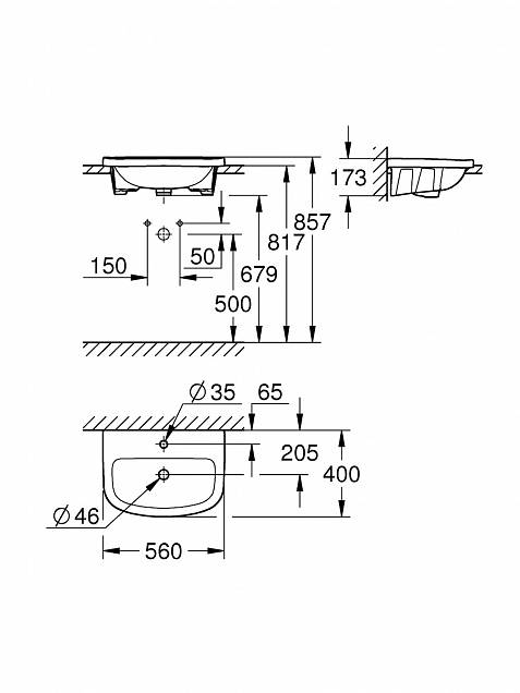 Фотография товара Grohe Bau Ceramic 39422000Gr