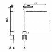 Смеситель для раковины, хром M&Z Lauren LRN00219