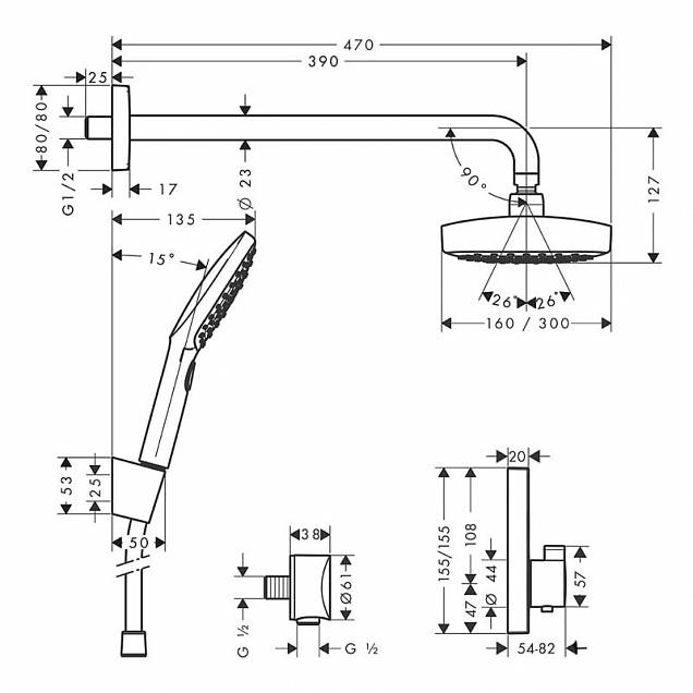 Фотография товара Hansgrohe Raindance Select E 27296000