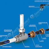 Комплект нагревательный 25 метров, 425 Вт, для защиты трубопроводов от замерзания 25425ht