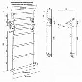 Полотенцесушитель электрический, хром, Margaroli Sole 5834708CRPB