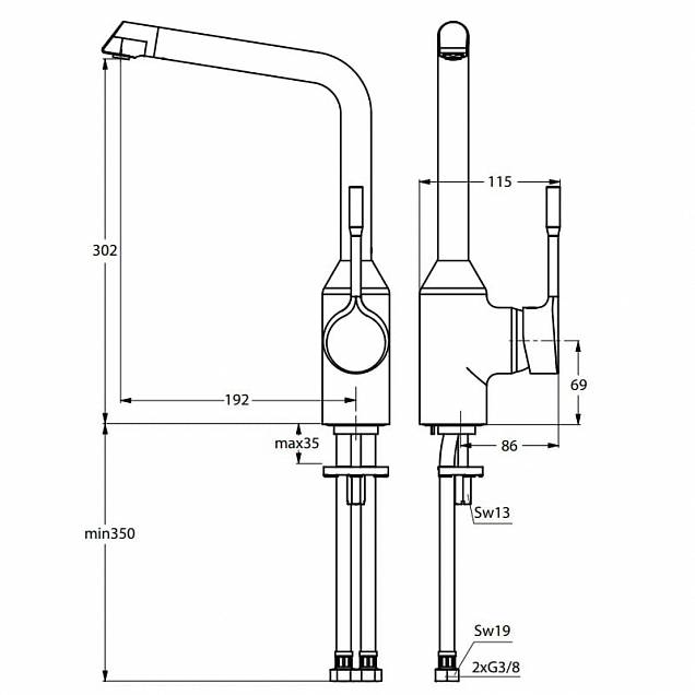 Фотография товара Ideal Standard Retta B8985AA