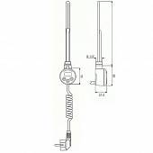 Тэн Мег 1.0 600W хром вилка