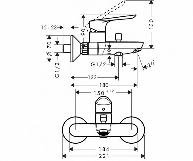 Фотография товара Hansgrohe Logis 71178000cНабор