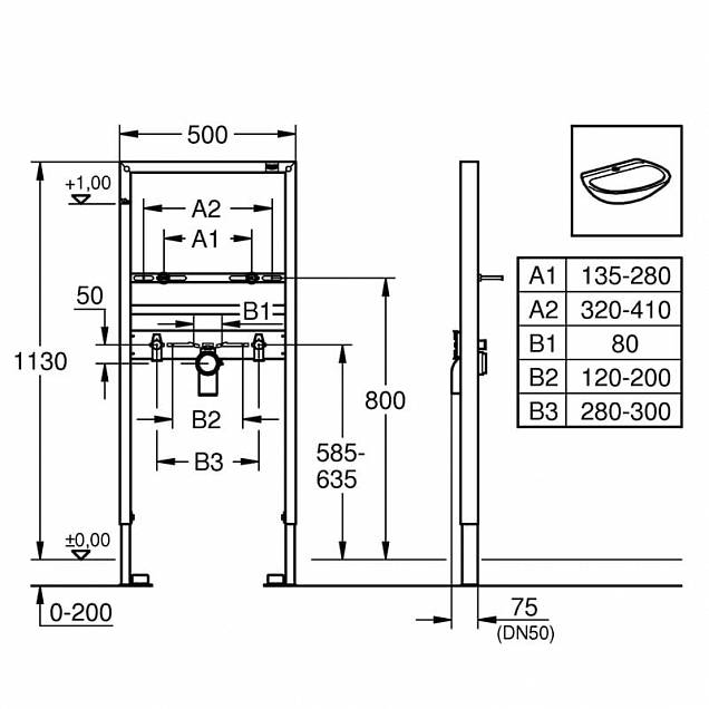 Фотография товара Grohe Rapid SL 38554001Gr