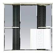 Шкаф-зеркало 60 см, белый фактурный, левый, угловой, Misty Олимпия 60 L П-Оли02060-012УгЛ