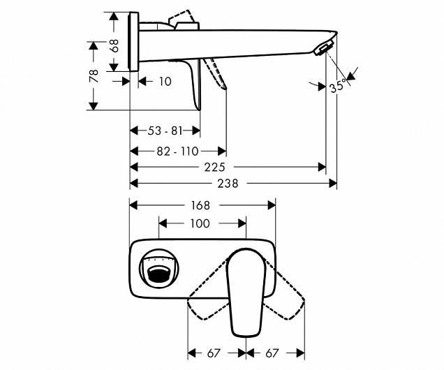 Фотография товара Hansgrohe Talis E 71734140