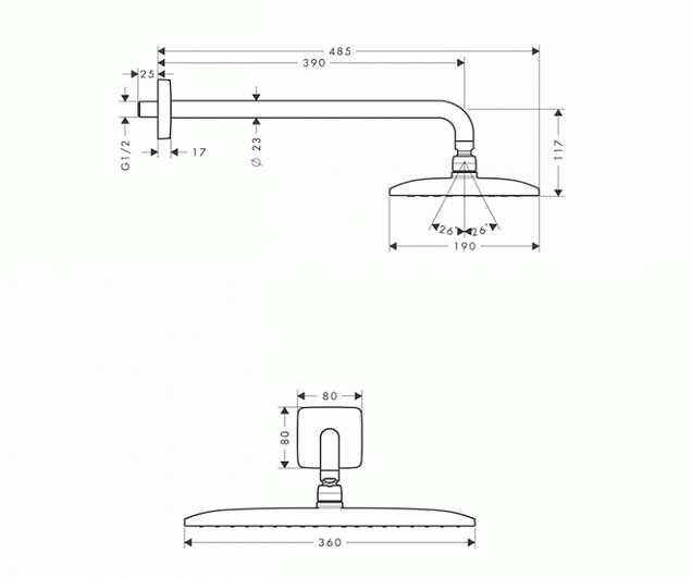 Фотография товара Hansgrohe Raindance 27376000