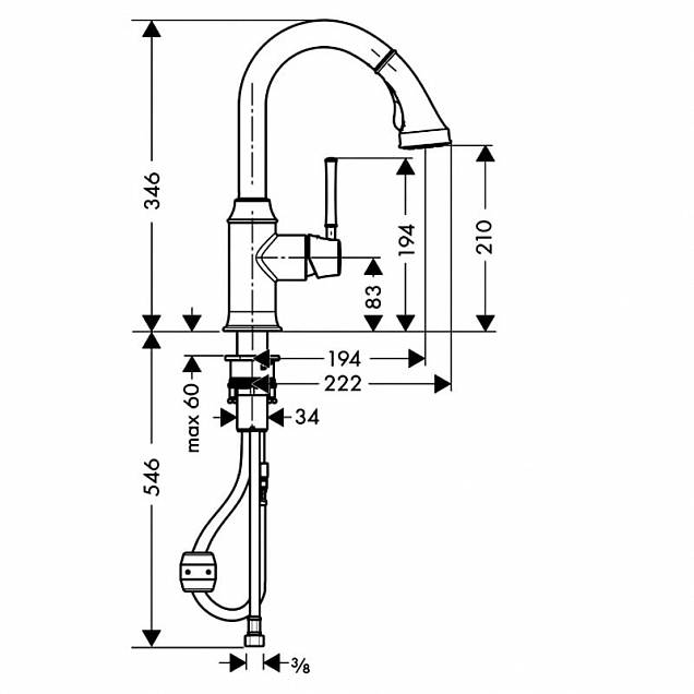 Фотография товара Hansgrohe Talis Classic 14864000