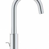 Смеситель для раковины 208 мм, со сливным гарнитуром, 5,7 л/мин Grohe Eurosmart 23537003