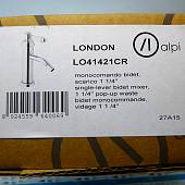 Смеситель для биде (д.к.), хром Alpi London LO41421CR