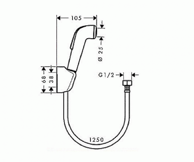 Фотография товара Hansgrohe No design line Hansgrohe 32127000