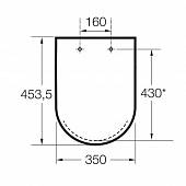 Сидение с крышкой Roca Gap 801470004