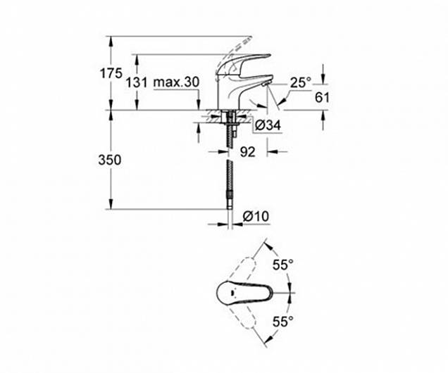 Фотография товара Grohe Euroeco   124428Gr