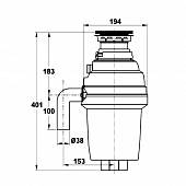 Измельчитель отходов Zorg Sanitary ZR-56 D