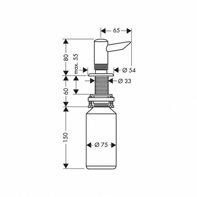 Фотография товара Hansgrohe No design line Hansgrohe 40418000