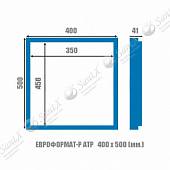 Алюминиевый люк под плитку нажимной, 40 х 50 Практика АТР 40/50