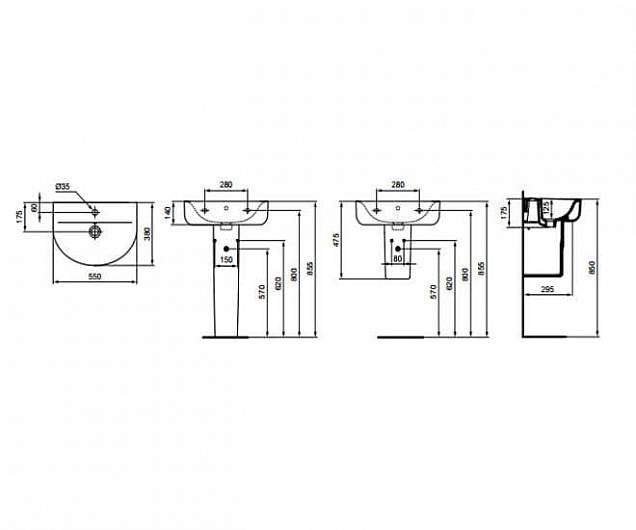 Фотография товара Ideal Standard Connect Space E137201