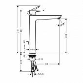 Смеситель для раковины Hansgrohe Talis E 71716000