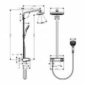 Душевая система Hansgrohe Raindance Select 27283400