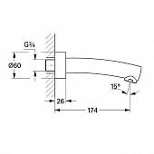 Излив для ванны Grohe Tenso 13135000