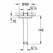 Держатель верхнего душа Grohe Rainshower 28724LS0