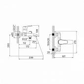 Смеситель для ванны Iddis Zodiac ZODSB02i02WA