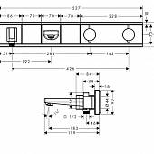 Термостат для ванны Hansgrohe RainSelect 15359400