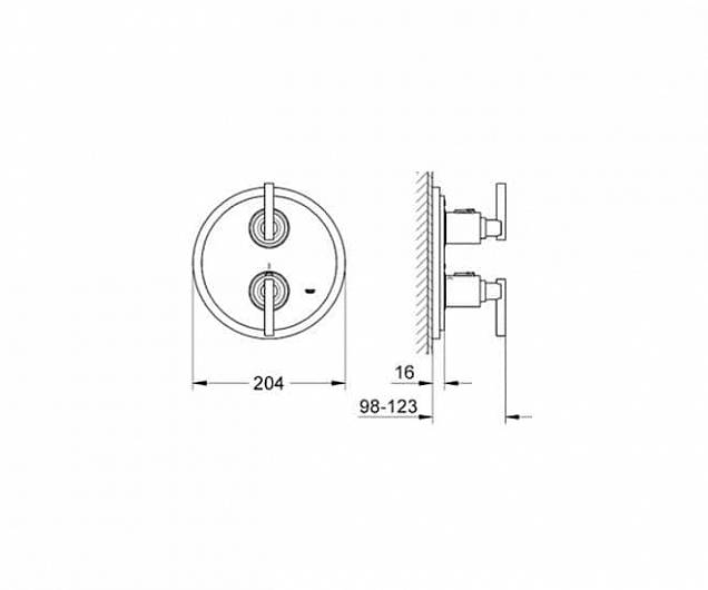 Фотография товара Grohe Atrio 19398000Gr