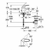 Комплект смесителей Grohe Euroeco 116935