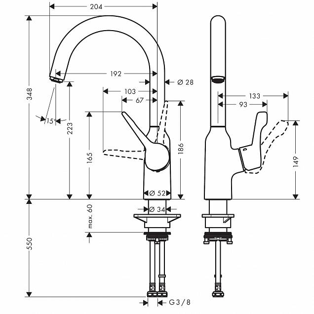 Фотография товара Hansgrohe Focus M43 71812800