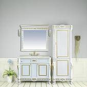 Зеркало 120 см, белое глянец, Misty Мануэлла GOLD 120 Л-Ман02120-3918Св
