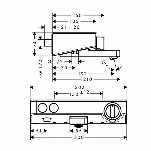 Фотография товара Hansgrohe Ecostat Select 13151400