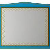Зеркало 100 см, бирюзовая патина, Misty Ницца 100 Л-Ниц02100-093