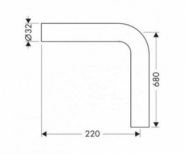 Фотография товара Hansgrohe No design line Hansgrohe 53646000