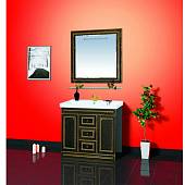 Комплект мебели 105 см, краколет черный патина, Misty Fresko 105 Л-Фре01105-02173Я-K