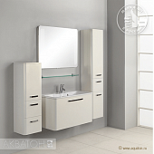 Комплект мебели 90 см, белый жемчуг, Акватон Валенсия 90 1A123501VAG30-K