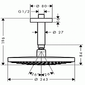 Верхний душ Raindance Select Hansgrohe 26469400