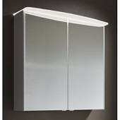 Шкаф-зеркало 80 см, белый, Aqwella Neringa NER0408