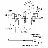 Смеситель для раковины (д.к) Grohe Atrio 20009000