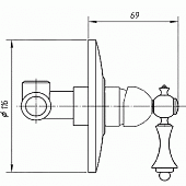 Смеситель для душа Migliore Bomond ML.BMD-9730.CR