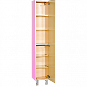 Шкаф-пенал, розовый, правый, Misty Джулия 40 R Л-Джу05040-1210П