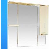 Шкаф-зеркало 90 см, голубой, правый, Misty Кристи 90 R П-Кри02090-061СвП