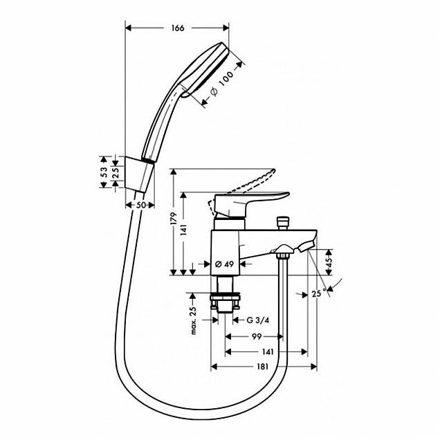 Фотография товара Hansgrohe Metris   31422000