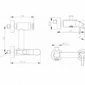 Смеситель для ванны Bravat Waterfall F673107C-01