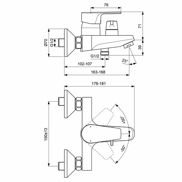 Фотография товара Ideal Standard Cerafine Model D BC494AA