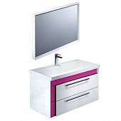 Комплект мебели 90 см, белый/розовый, Iddis Color Plus COL90P0i95-K