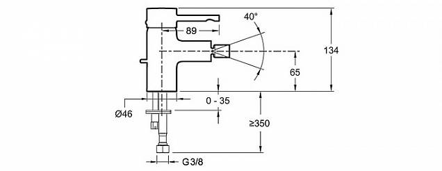 Фотография товара Jacob Delafon Cuff E37045-CP